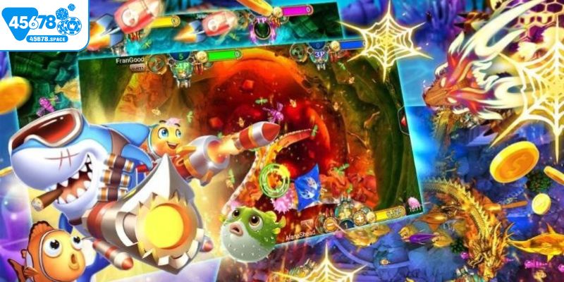 Bắn cá ăn xu 45678 tựa game quen thuộc với nhiều người