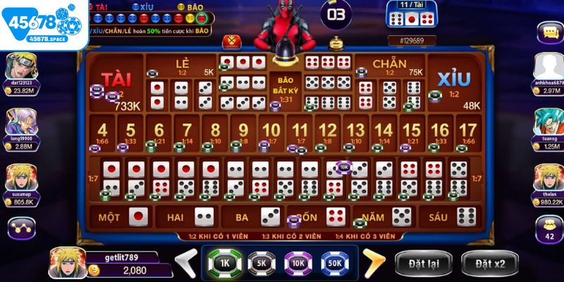 Bí kíp đặt cược sicbo chuẩn